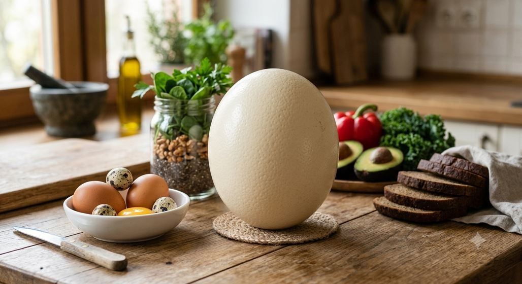 ostrich egg nutrition facts