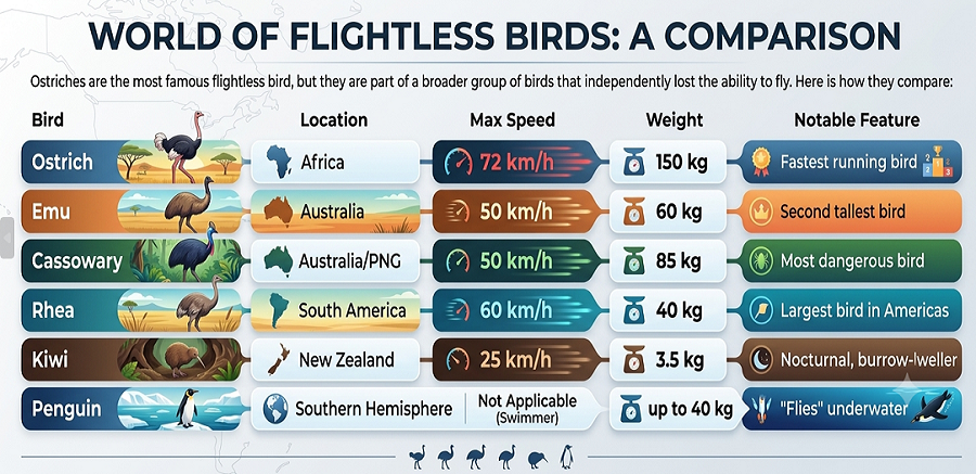 ostrich-and-other-flightless-birds-comparison-table