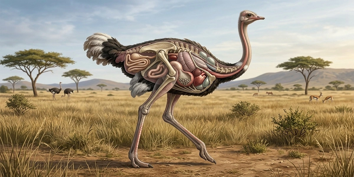 Ostrich Anatomy