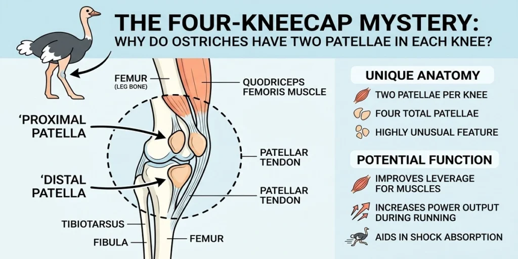 The Four-Kneecap of Ostriches Infographic